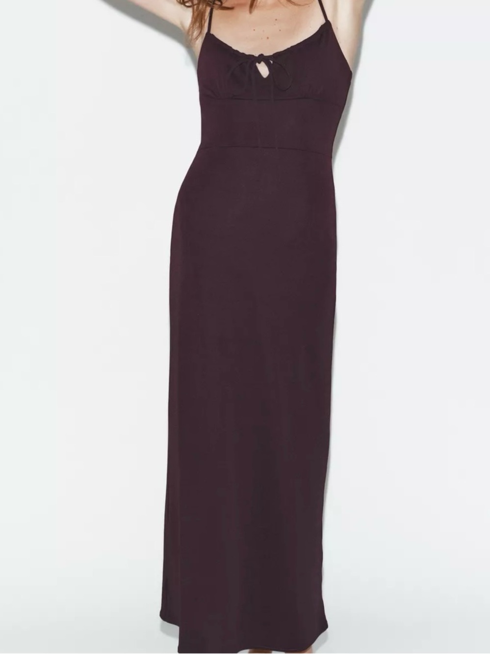 NWT ZARA FLOWY STRAPPY MIDI DRESS